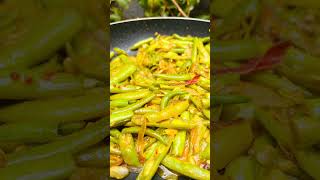 Beans Curry  bonchi curry  රසටම ලේසියෙන්ම හදමු බෝංච් bonchi food yummy shorts [upl. by Cheria]