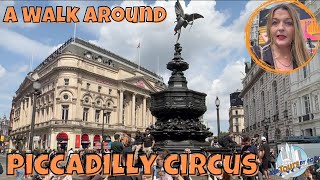 Exploring Piccadilly Circus  Virtual Tour of London [upl. by Lebiralc]