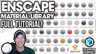 How to Use the NEW Enscape Material Library and Editor [upl. by Nira]