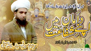 Meray Sarkar Meri Baat Banaye Rakhna 💥 Saif Ullah Saifi 💥Saifi Naat [upl. by Ruella460]