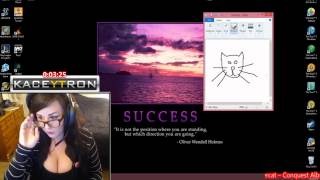 League of Legends Kaceytron Being DDOS Attack and Cry on Stream [upl. by Htbazile]