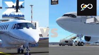 XPlane Mobile VS Infinite Flight aviation planeedits [upl. by Tanberg]