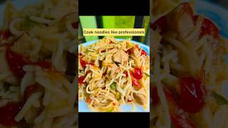 Quick amp Easy Noodles Recipe  Chowmein Recipe  Spaghetti Recipe  Street Style Desi Chowmein [upl. by Dysart]