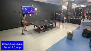 table tennis ExpertPro League full match vs Thanakorn 1750 USATT 09242024 [upl. by Jary]