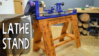 DIY Lathe Stand For Woodturning [upl. by Aehsel]