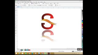 S logo in Corel Draw Corel Draw Tutorial logo logodesign corel [upl. by Amalia494]