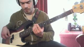 Queens Of The Stone Age  HQ Audio Little Sister Bass Cover [upl. by Assecnirp]