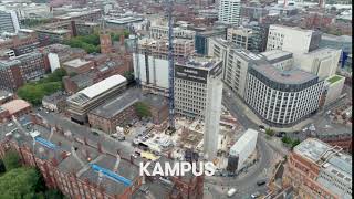 Drone footage of Kampus Manchester [upl. by Airotel]