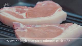 STAUB  How To Cook Pork Chops in a STAUB Grill Pan [upl. by Frederigo]