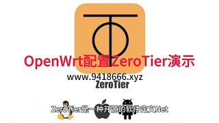 OpenWrt配置ZeroTier演示 [upl. by Adyela546]