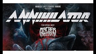 Tour Report Annihilator A Tour For The Demented Spain  2019 [upl. by Debor]