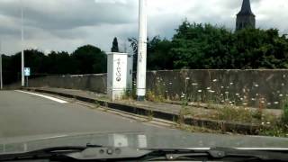 Driving around the border A2E25 in The NetherlandsBelgium 20160810 [upl. by Cheney]