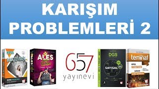 Karışım Problemleri 2  KPSS  ALES  DGS  Umut Türkyılmaz [upl. by Girhiny]