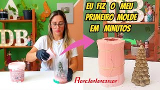 COMO FAZER MOLDE PARA PEÇAS DE RESINA GESSO E CIMENTO Redelease [upl. by Henarat]