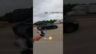 Highway crush literally funny viralvideo motorcycle biker [upl. by Ijic]