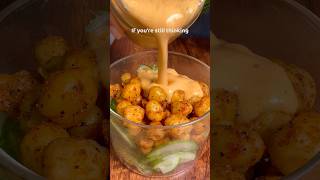 Quick and Easy JAR CHICKPEA CUCUMBER SALAD 🥗 [upl. by Judd]