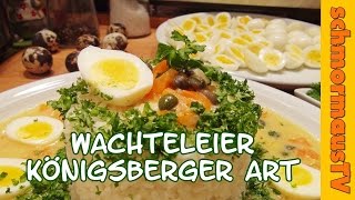 Wachteleier Königsberger Art  Königsberger Klopse vegetarische [upl. by Godric]