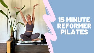 15 Minute Reformer Pilates  Glute amp Arm Focused [upl. by Esiuol]