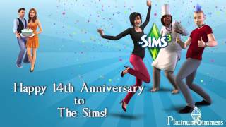 Happy 14th Anniversary to The Sims Happy Birthday in Simlish [upl. by Riggs]