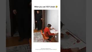 When you use 100  brain 🤣meme explore song [upl. by Esilanna]