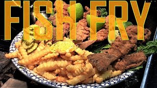 Catch and Cook Catfish FISH FRY Adirondack BULLHEADS [upl. by Ecnerrat798]