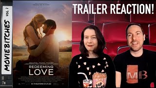 Redeeming Love  Trailer Reaction  MovieBitches [upl. by Ennovad]