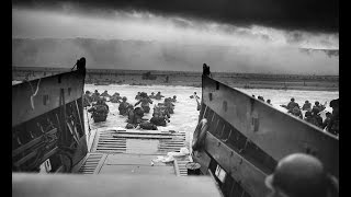 Original DDay footage US Troops storming the Beaches of Normandy [upl. by Arihat]