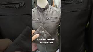 Best leather jacket brands hussainleather Lambskin leather jacket fashion leather jacket [upl. by Atiuqcaj]