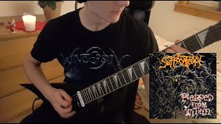 Suffocation  Pierced From Within Guitar Cover [upl. by Boffa719]