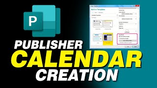 How to Create a Simple Calendar in Publisher [upl. by Yemirej744]