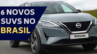 OS 6 NOVOS SUVS QUE ESTÃO CHEGANDO AO BRASIL [upl. by Eceinehs]