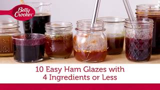 10 Ridiculously Easy Ham Glaze Recipes  Betty Crocker Recipes [upl. by Muiram]