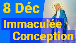 Immaculée Conception 🎉 Fête du 8 Dec ⭐ Chapelet LIVE [upl. by Sirk]