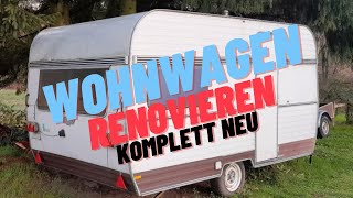 Wohnwagen Renovierung Teil 3 2023 Unterboden fertig [upl. by Abel]