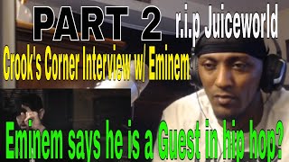 Crooks Corner Interview with Eminem Reaction Part 2 [upl. by Collimore]