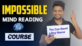 Mind Reading Course  Mind Reading Name Trick  Mind Reading Kaise Sikhe [upl. by Jilleen262]