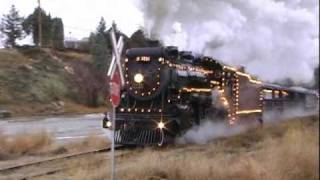 CP 3716 and The Kettle Valley Steam Railway Christmas Train [upl. by Okoyik811]