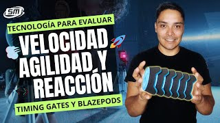 TIMING GATES y BLAZEPODS para evaluar la VELOCIDAD AGILIDAD y REACCIÓN 🧠 [upl. by Hewart994]