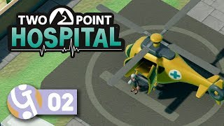 😷 Broken Bones  Lets Play Two Point Hospital Ep 02 [upl. by Nocam]