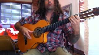 DIO quotRainbow in the Darkquot acoustic Ben Woods on flamenco guitar [upl. by Aray146]