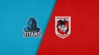 NRL 2024  Gold Coast Titans v St George Illawarra Dragons  Full Match Replay  Round 1 [upl. by Radnaxela]