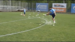 Hulk rompe balon entrenando en Zenit • HD ★ BalonFans [upl. by Lahcim]