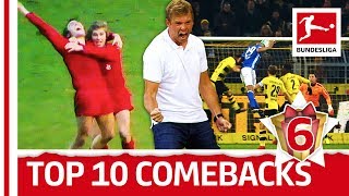 Top 10 Bundesliga Comebacks  Bundesliga 2017 Advent Calendar 6 [upl. by Odnomor847]