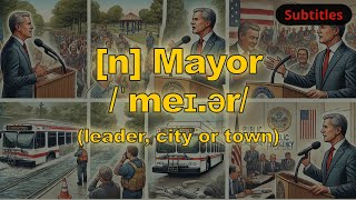 n Mayor meaning leader city or town with 5 examples [upl. by Reave368]