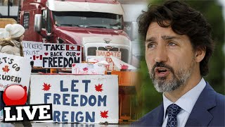 Ottawa CRACKDOWN Inbound Truckers Trudeau and GoFundMe Scandal [upl. by Antebi]