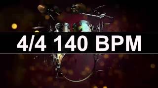 🔴 Drums Metronome 140 BPM [upl. by Gerius]