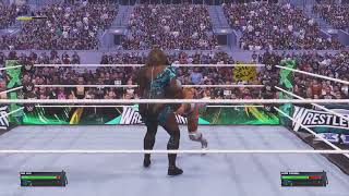 WWE 2K24 JADE CARGILL VS NIA JAX [upl. by Ahsekad]