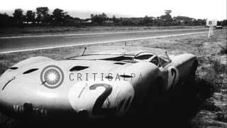 Ecurie Ecosse driven by Ron Flockhart wins the Le mans auto race in Le mans FranHD Stock Footage [upl. by Tsui]