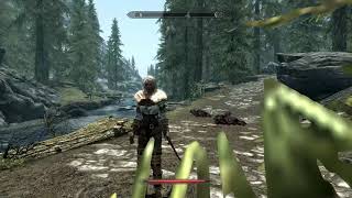 Ciri MOD in Elder Scrolls 5 Skyrim [upl. by Alyled]