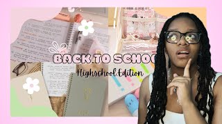 BACK TO SCHOOL TIPS AND ADVICE HIGHSCHOOL  Jadazinterludez [upl. by Darcy]